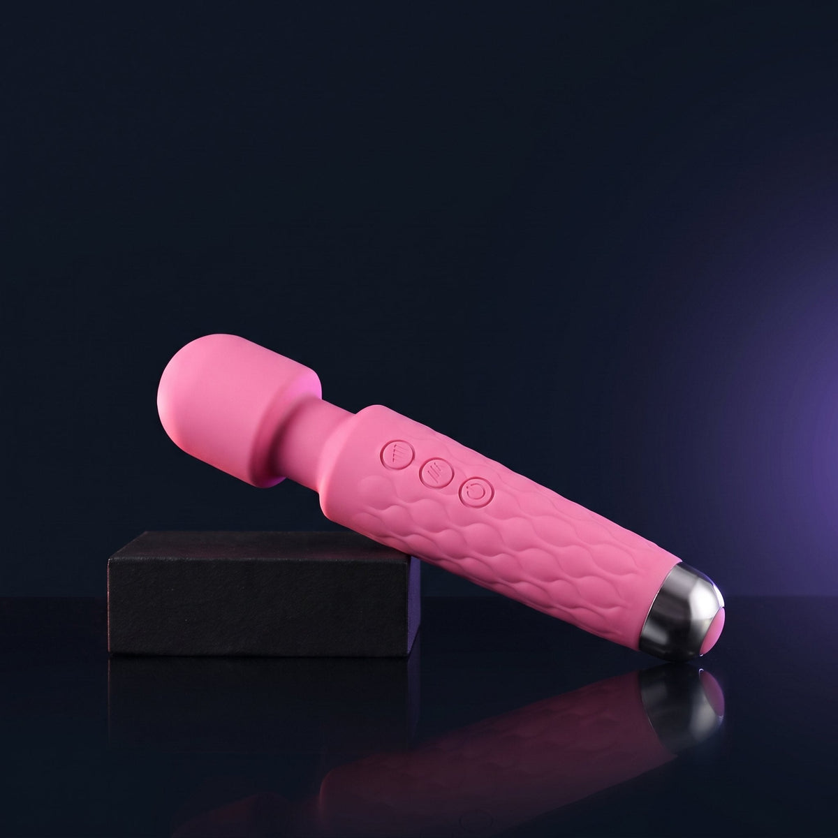 Étoile mini wand massager in blush pink silicone